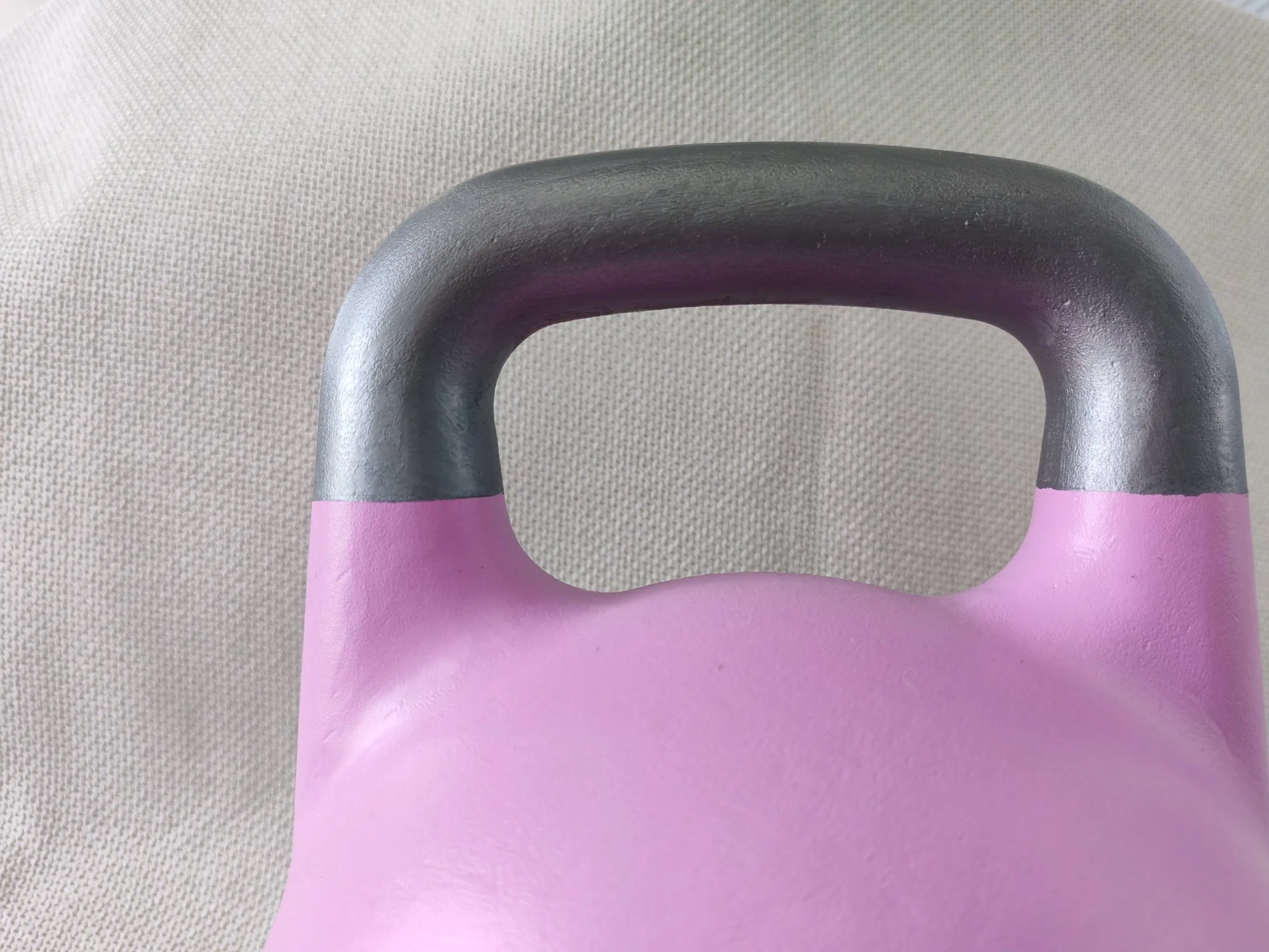 SGS Gym Equipment Wholesale Antirust Handle Resin-Coated Cast Iron Powder Coated Unfilled Hollow Core Girevoy Competition Kettlebell for Home Gym Workout