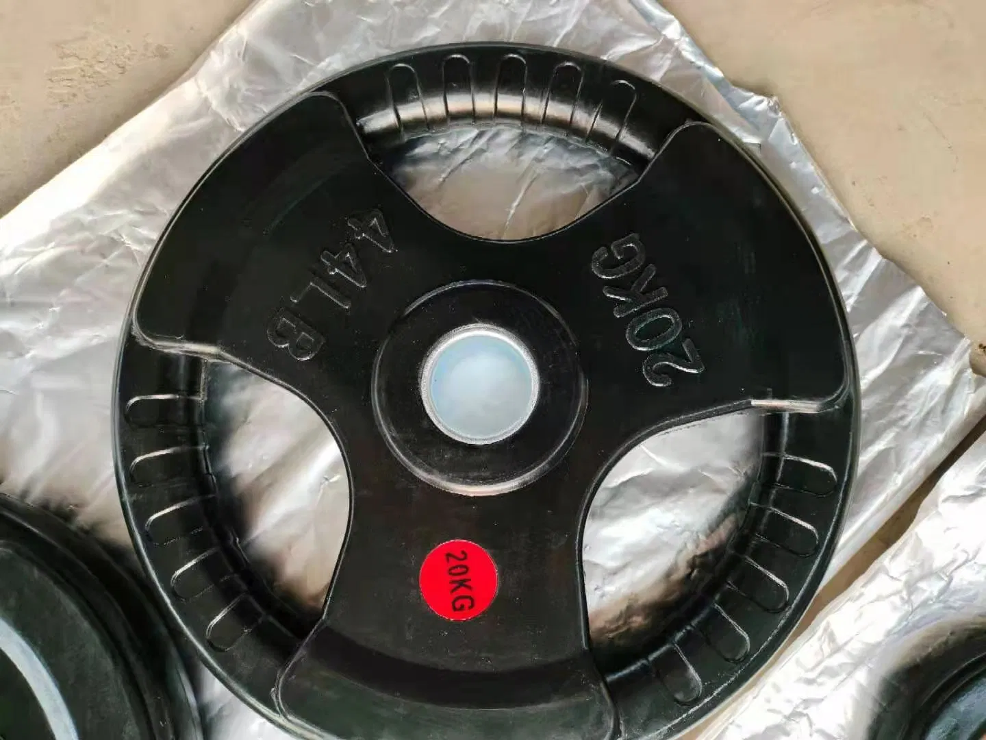 Wholesale Weight Plates Fitness Rubber Barbell Bumper Plate Custom Gym Weights Lifting Plate