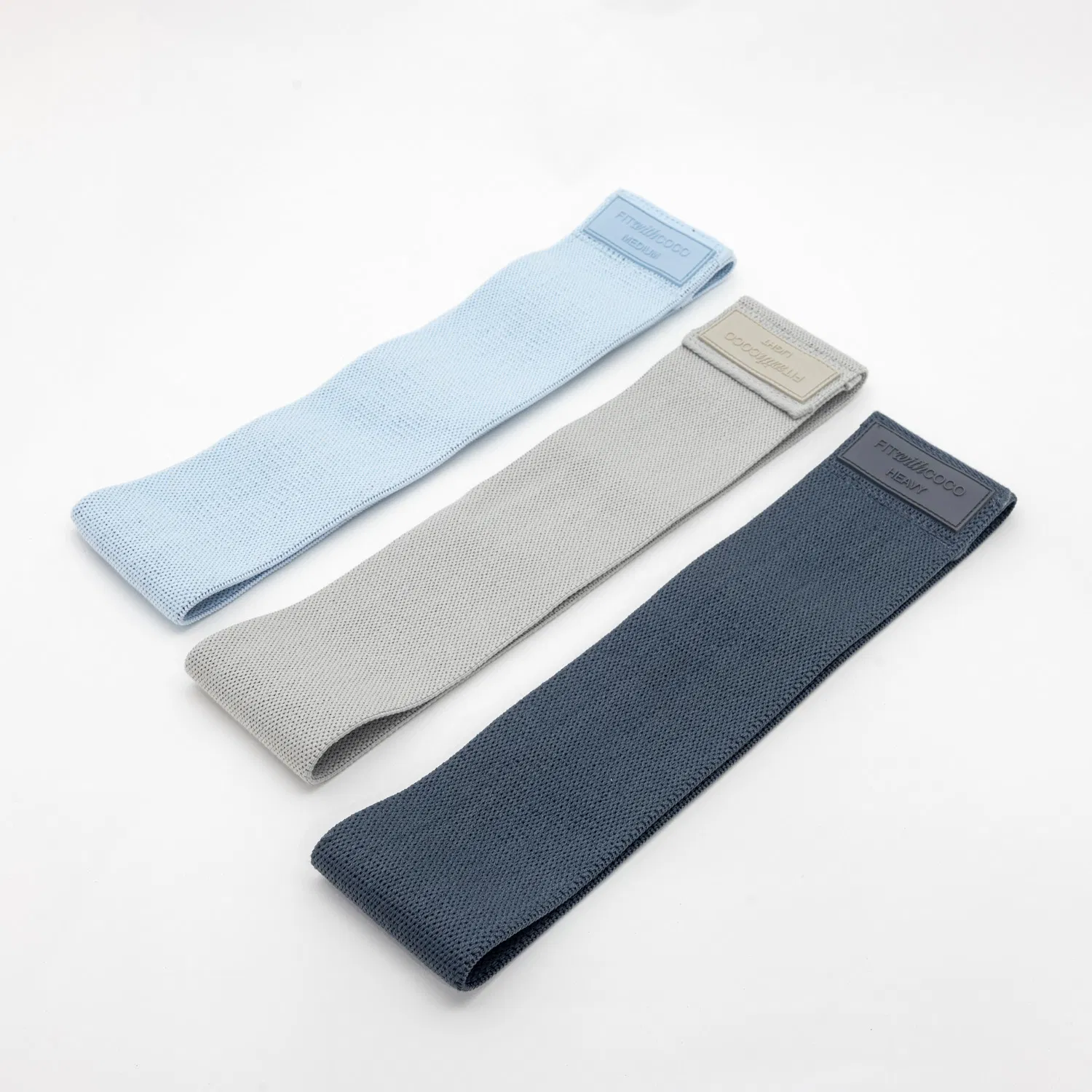 Customized Fabric Cotton and Polyester Resistance Bands with Logo