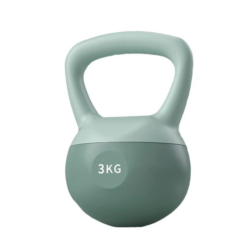Soft Kettlebell with Steel Grit for Enhanced Home Fitness Training