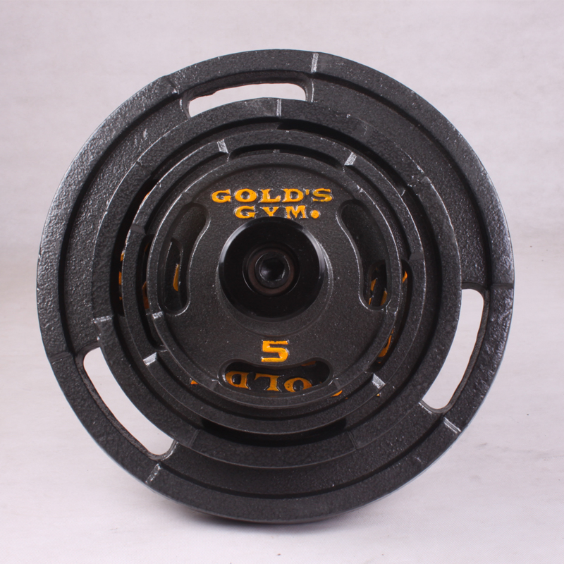 Factory Price Gym Equipment Fitness Equipment Cast Iron Barbell Bumper Plates