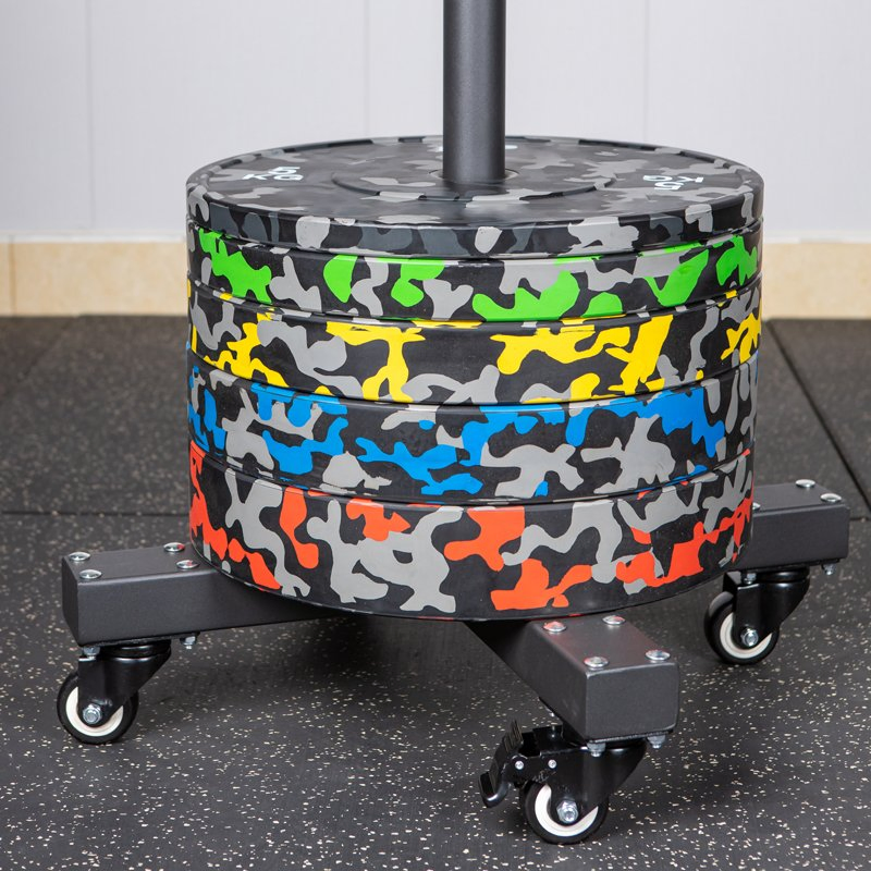 Leadman Home Gym Commercial Fitness Equipment New Arrivals Camo Weightlifting Bumper Plates