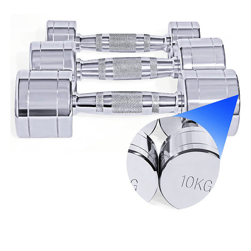 Wholesale 8kg Dumbbell Electroplated Dumbbell Home Gym Adjustable Dumbbell