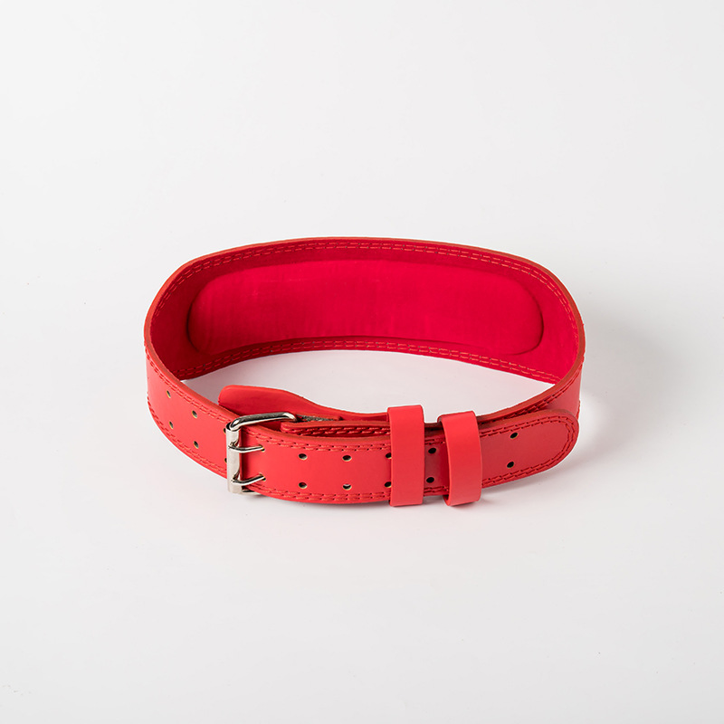 Wholesale Strength Weight Power Lifting Training Exercise Gym Fitness Sports Equipment Body Building DIP Heavy Duty PRO Leather Waist Weightlifting Belt