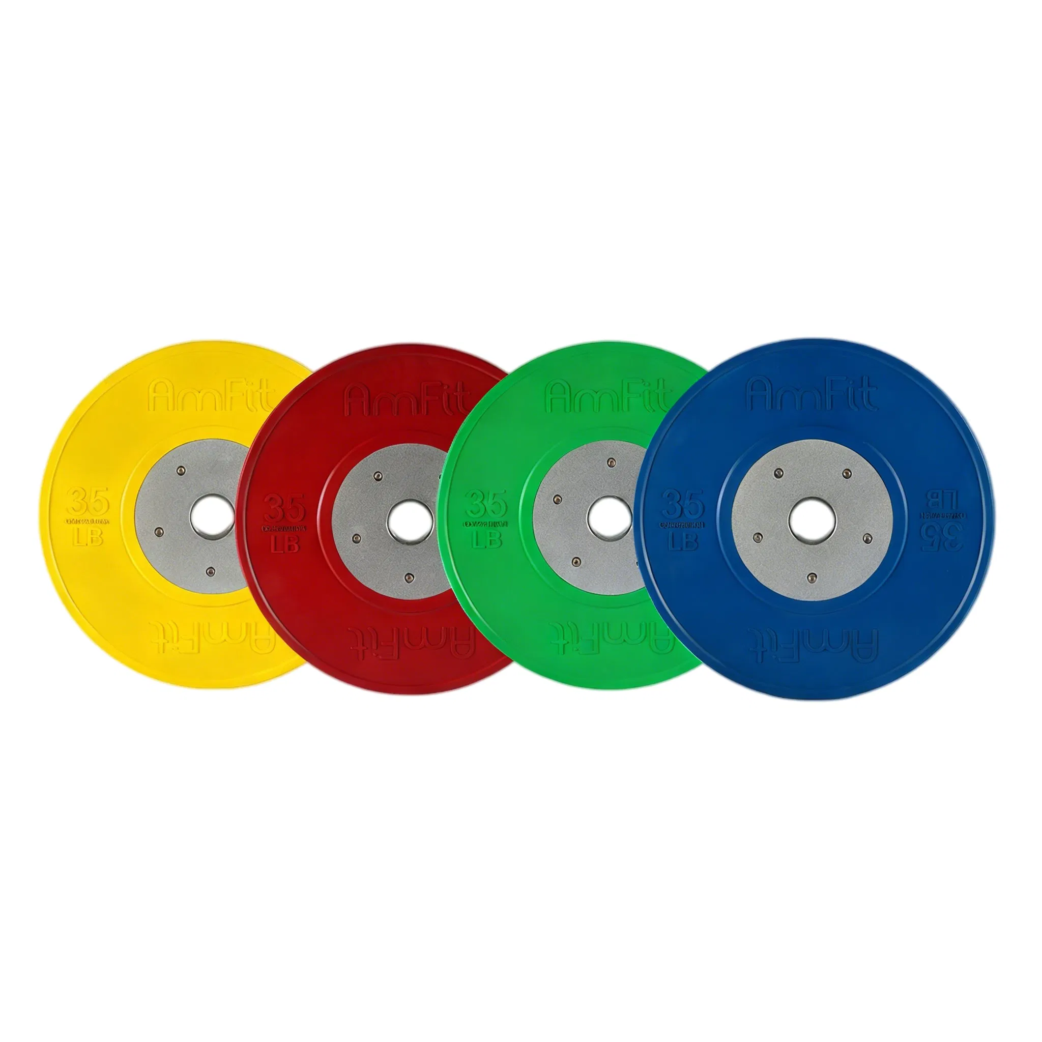 Premium Rubber Competition Bumper Plates for Weight Training