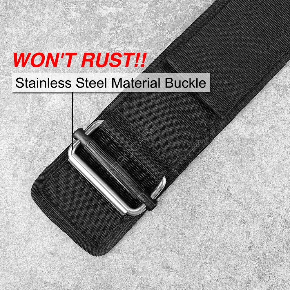 4"Premium Extra Layers Thick Weightlifting Belt for Lifting Support, Deadlift Training Belt