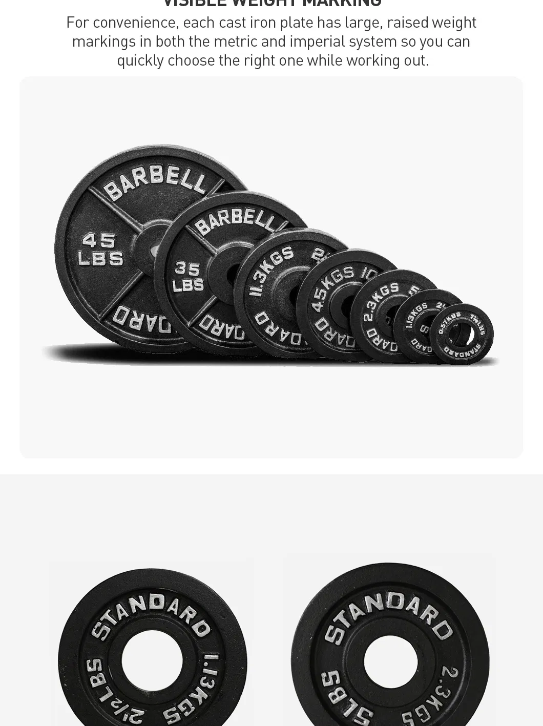 Cast Iron Weight Plate View 4