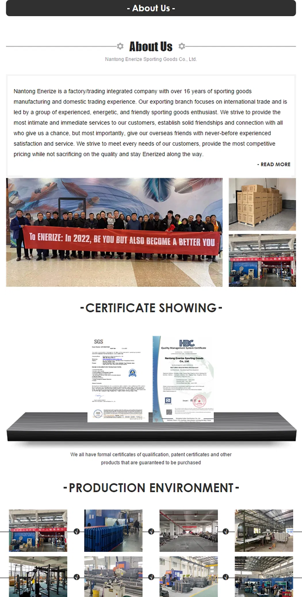 Manufacturing Process