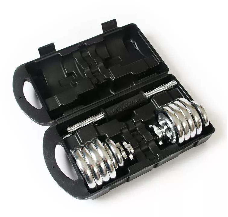 Gym Equipment Weight Lifting Power Training Strength Equipment Chrome Steel Adjustable Dumbbell