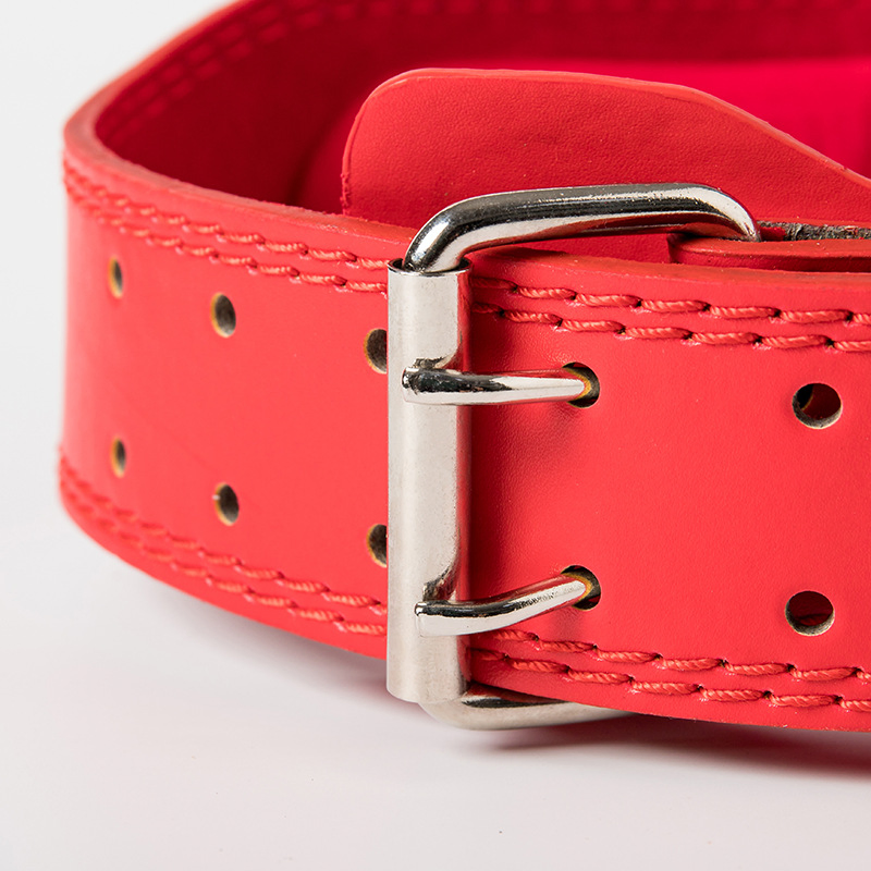 Wholesale Strength Weight Power Lifting Training Exercise Gym Fitness Sports Equipment Body Building DIP Heavy Duty PRO Leather Waist Weightlifting Belt