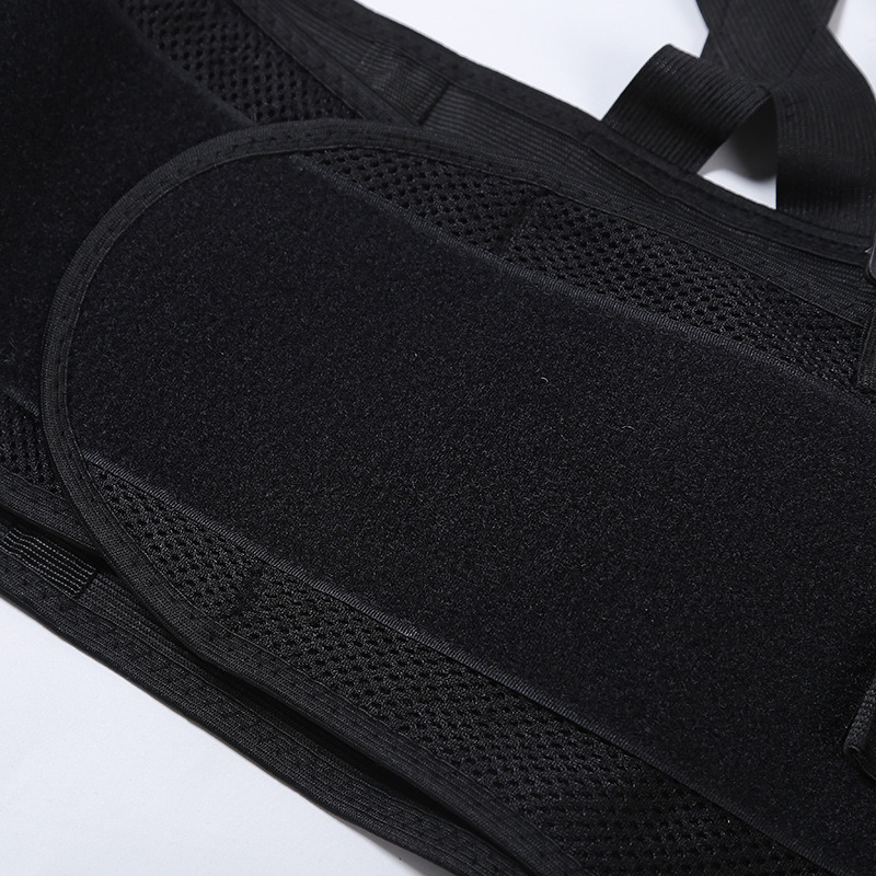 Back Brace Support Adjustable Weightlifting Belt with Shoulder Strap Ci13139