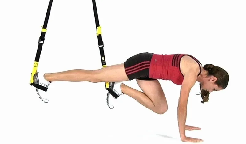 Fitness Straps in Use