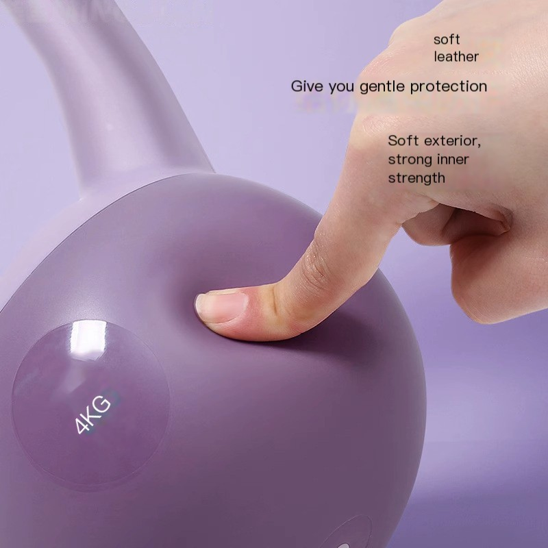 Soft Kettlebell with Steel Grit for Enhanced Home Fitness Training