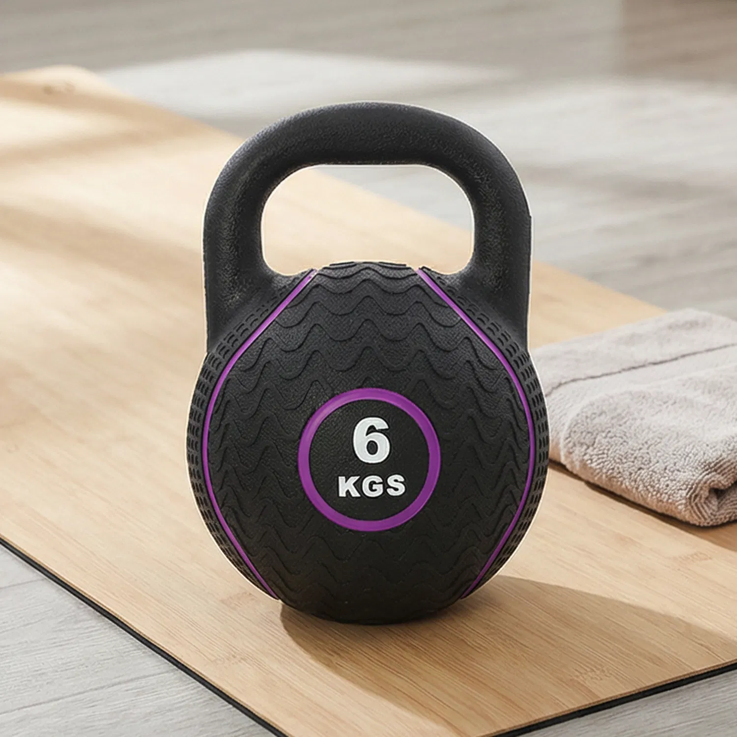 Customizable Premium Commercial Rubber Coated Kettlebells for Strength Training