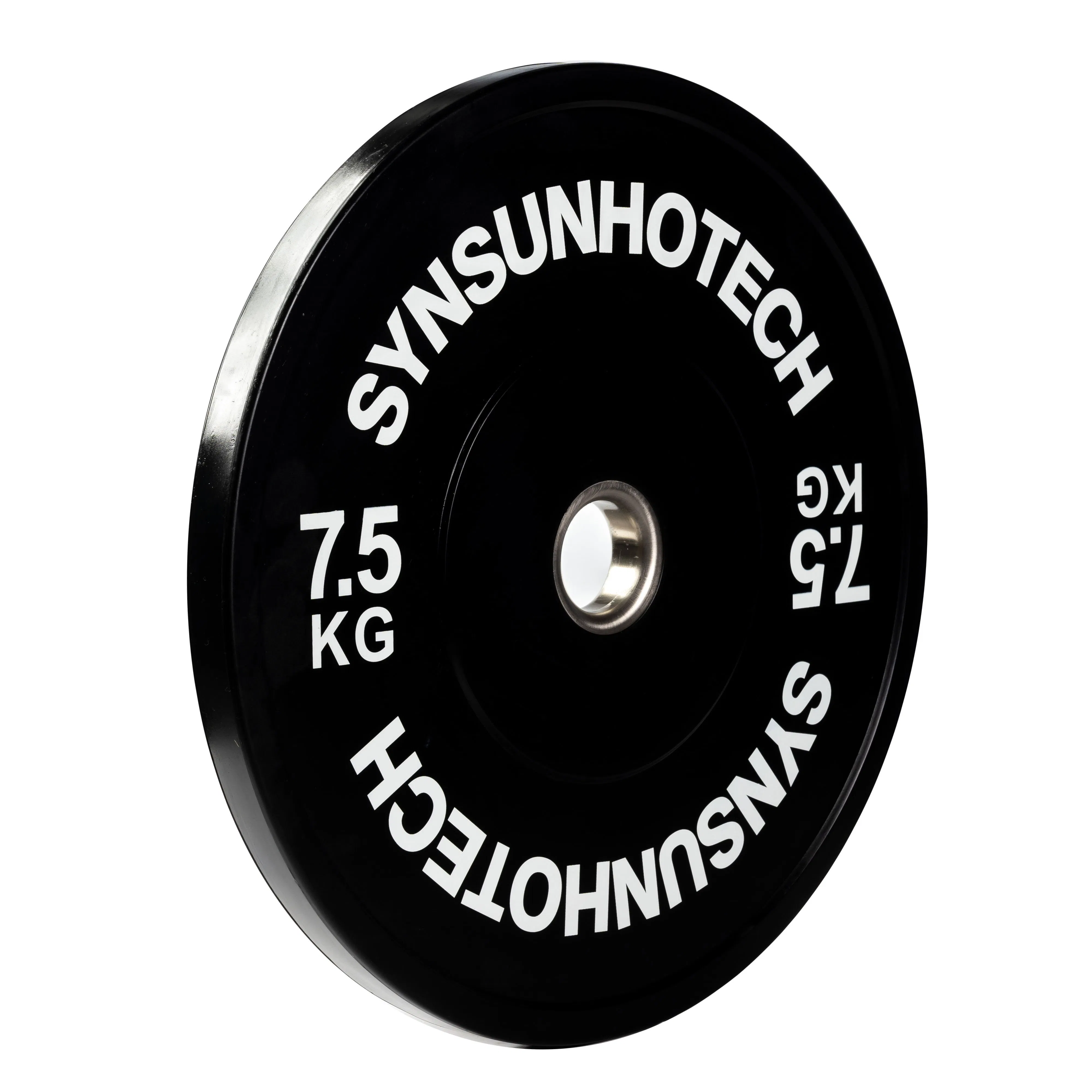 Classic Weightlifting Heavy Duty Dropping Black Virgin Rubber Bumper Plate for Sale