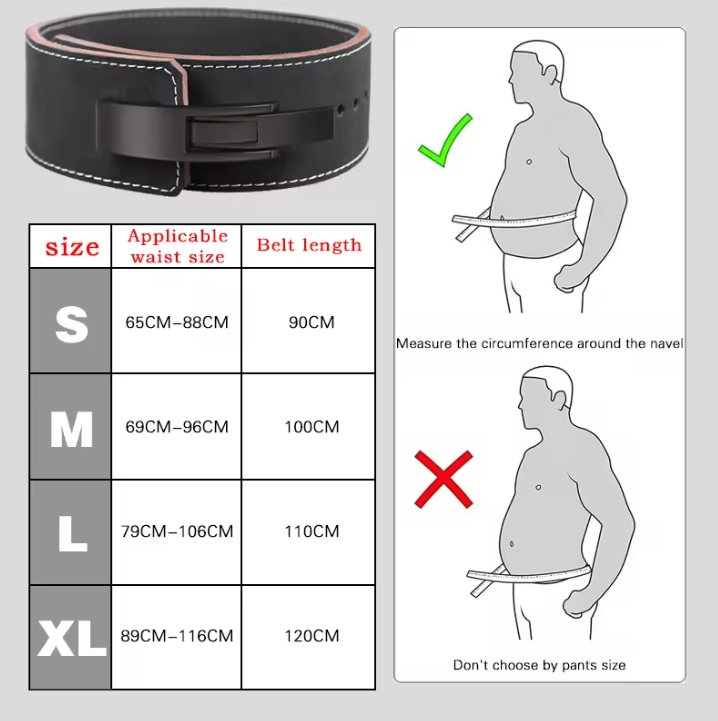 Wholesale Lever Belt Buckle Custom 10mm 13mm Weightlifting Lever Belt Gym Leather Powerlifting Weight Lifting Belt