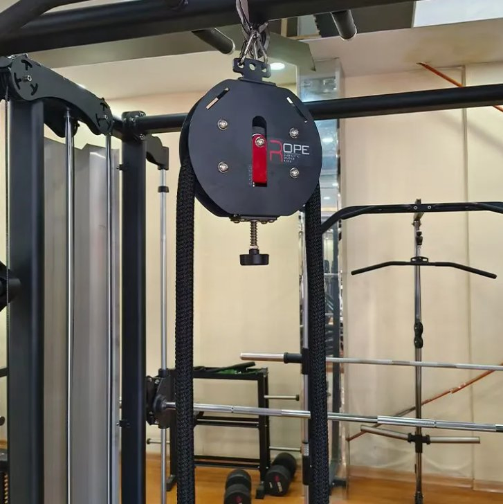 Small Household and Commercial Steel Suspension Rope Climbing Machine Quiet Upper Limb Strength Trainer