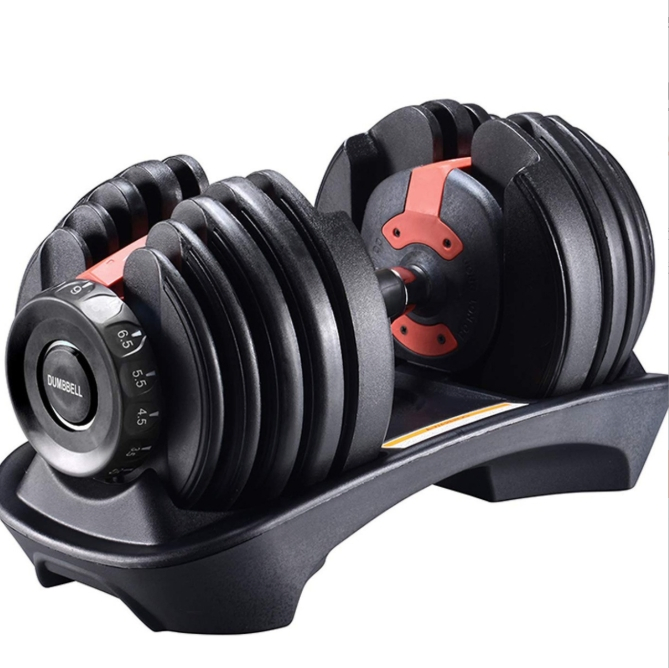 Adjustable Dumbbell 24kg 52.5lb 40kg 90lb Easy Adjustable Steel Dumbbell Fitness Equipment for Home