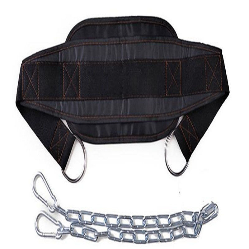 Comfortable Gym Equipment Weighted Chain Waist Support Weightlifting Pull-up Dipping Belt