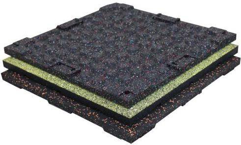 New Design EPDM Gym Rubber Floor Mat, High-Density and Durable Rubber Flooring Mats