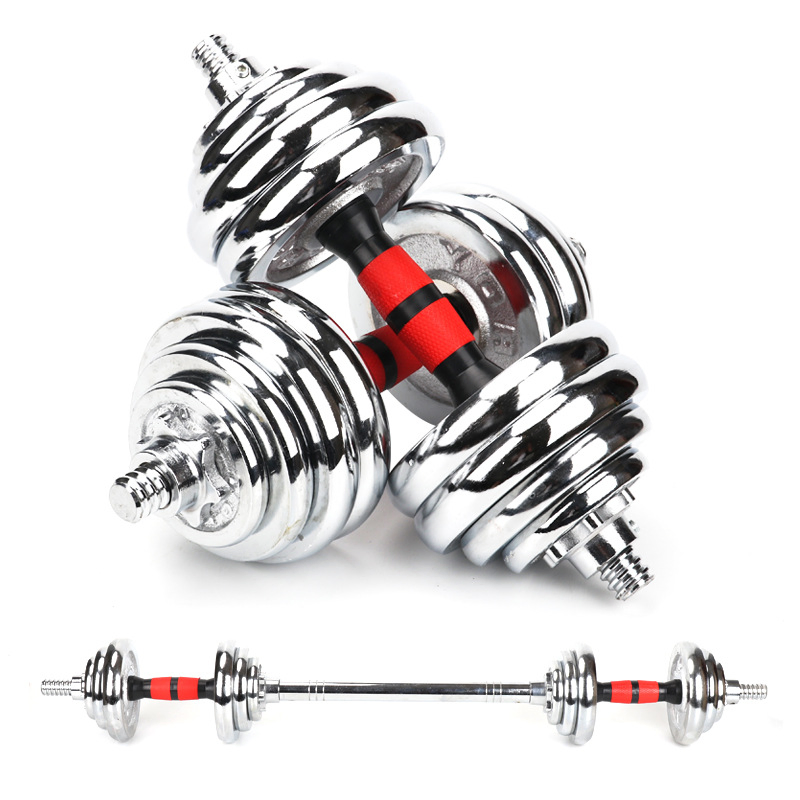 Gym Equipment Weight Lifting Power Training Strength Equipment Chrome Steel Adjustable Dumbbell
