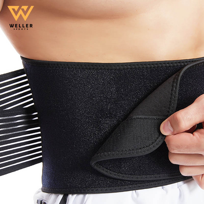 Breathable Low Back Waist Brace Support Belt Workout Weightlifting Pain Disc