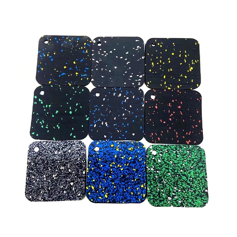 Factory Price Manufacturer Gym Rubber Flooring EPDM Rubber Flooring Gym Rubber Floor Tiles Rubber Mat Exercise Weight Lifting Gym Rubber Floor Tiles Gym Mats