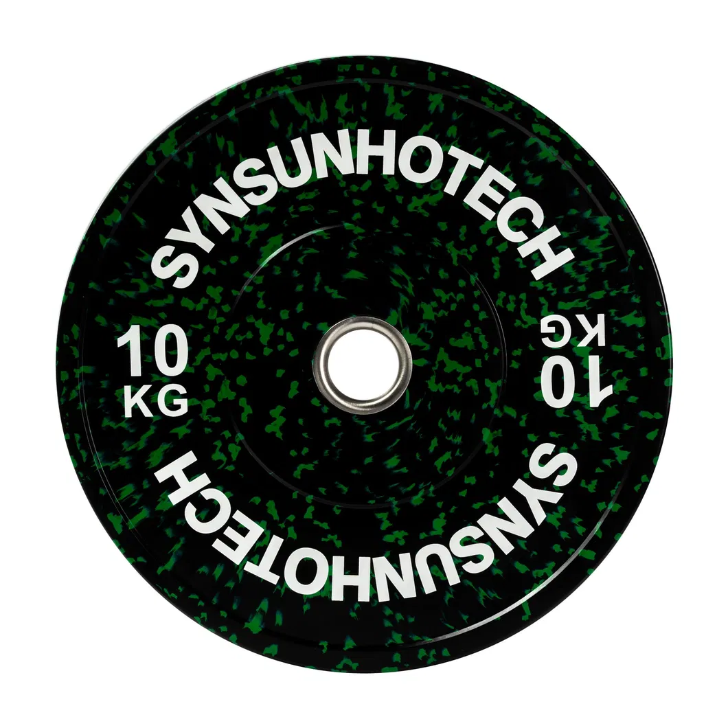 10KG Speckle Rubber Bumper Plate