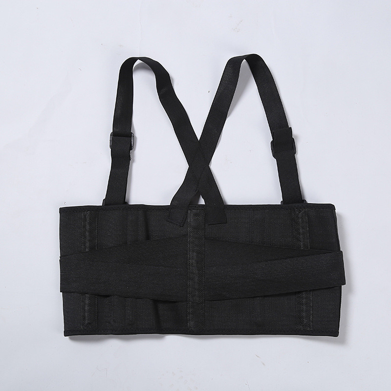 Back Brace Support Adjustable Weightlifting Belt with Shoulder Strap Ci13139