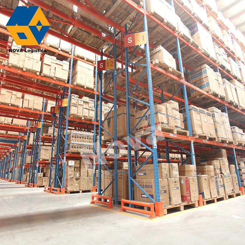 Professional Design Industrial Adjustable Storage Pallet Racking System Warehouse Storage Shelf Rack Aisle Metal Durable Selective Heavy Duty Pallet Rack