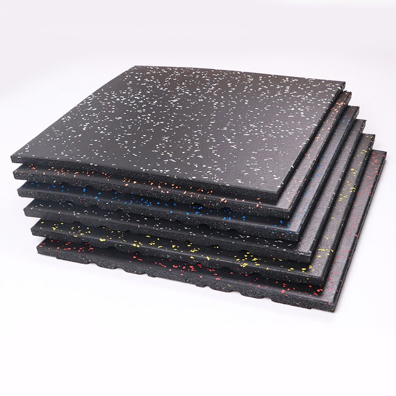 High Elastic 15mm 20mm Gym Rubber Floor Mat with EPDM Granules