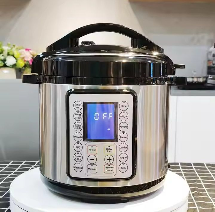 طباخ ضغط كهربائي ذكي تجاري متعدد الوظائف من الفولاذ المقاوم للصدأ 4L 5L 6L 8L 10L