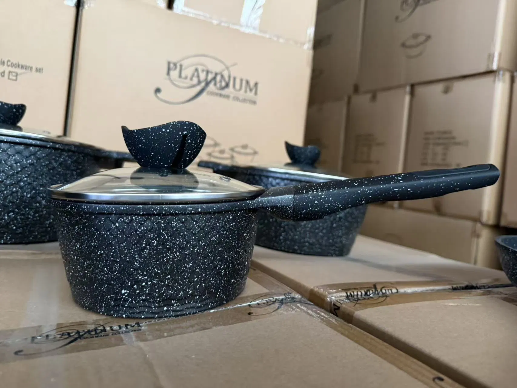 أدوات الطهي غير اللاصقة مجموعة أواني المطبخ مقالي مقلاة صلصة أدوات الخبز cookware