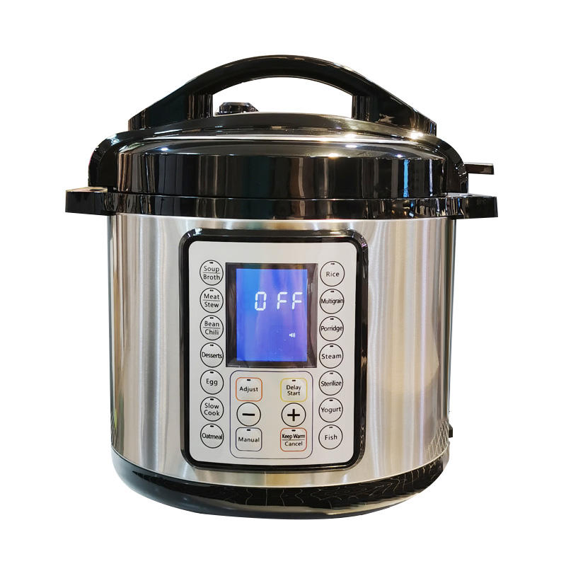 طباخ أرز Multi14-in-1commercial طباخ ضغط كهربائي من الفولاذ المقاوم للصدأ مع شاشة عرض