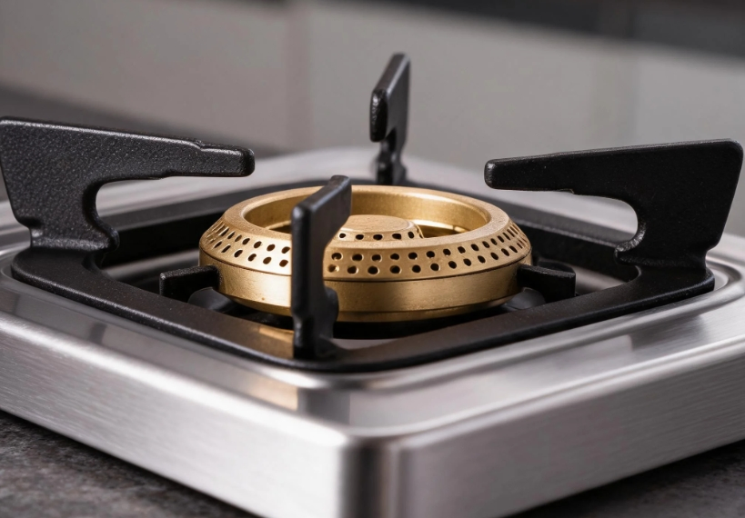 موقد غاز محمول 4-Burner من الفولاذ المقاوم للصدأ مع إشعال إلكتروني للطهي في المنزل والمطابخ التجارية