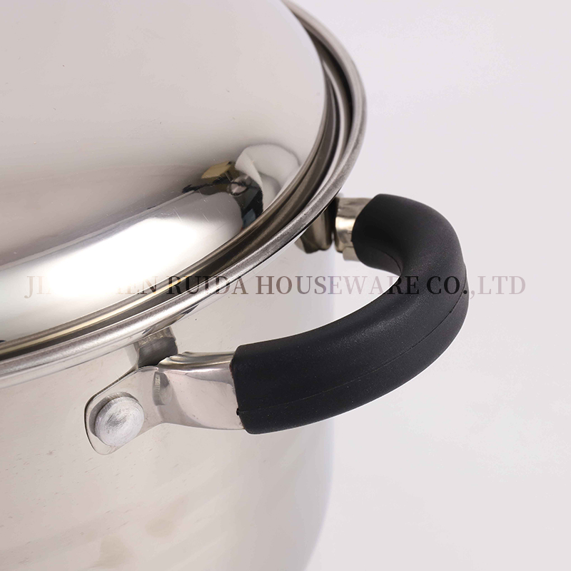 أواني الطهي الكلاسيكية 8PCS وعاء طهي كسرولة من الفولاذ المقاوم للصدأ