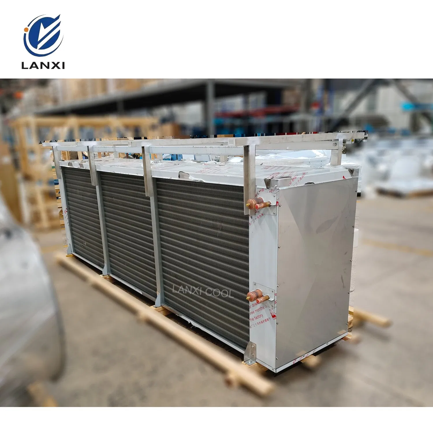 جهاز إيقاف Evaporator مُبرَّد بالهواء من الفولاذ المقاوم للصدأ المُثبَّت بالسقف للتخزين البارد
