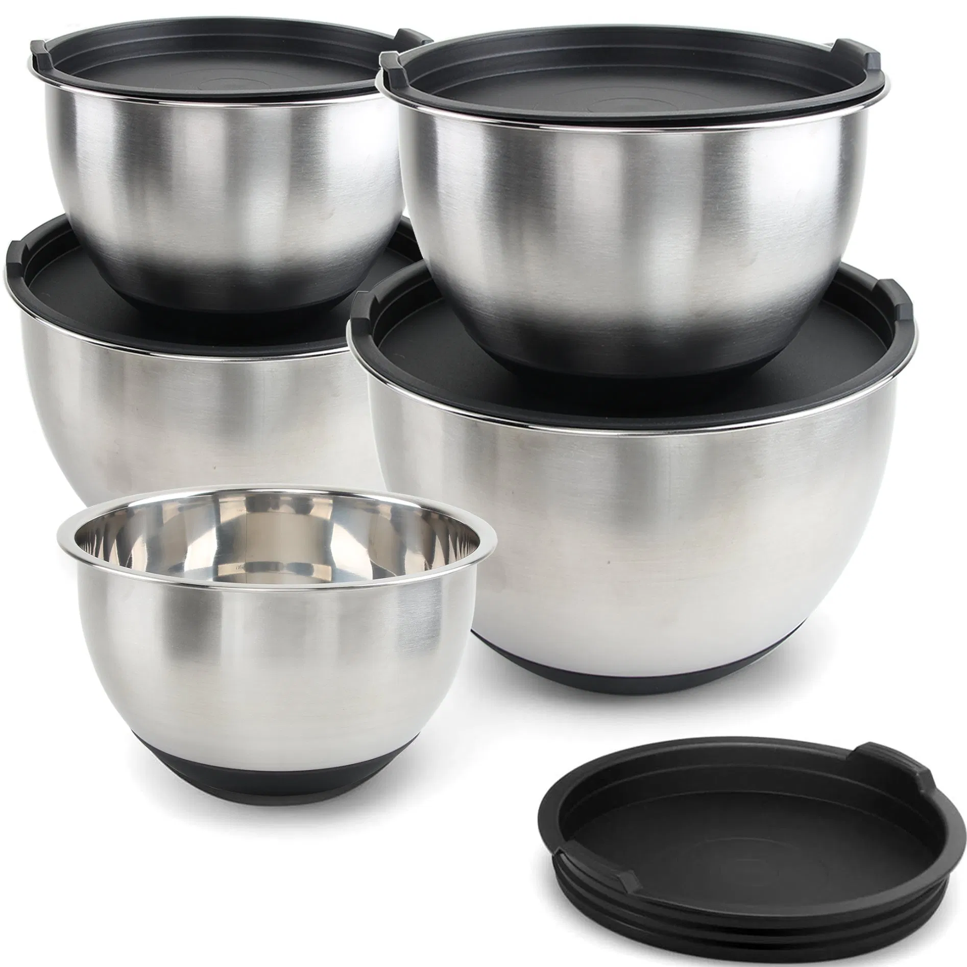 سلطة من الفولاذ الذي لا يصدأ مع خلط العجين Silicone Base مجموعة الحوض