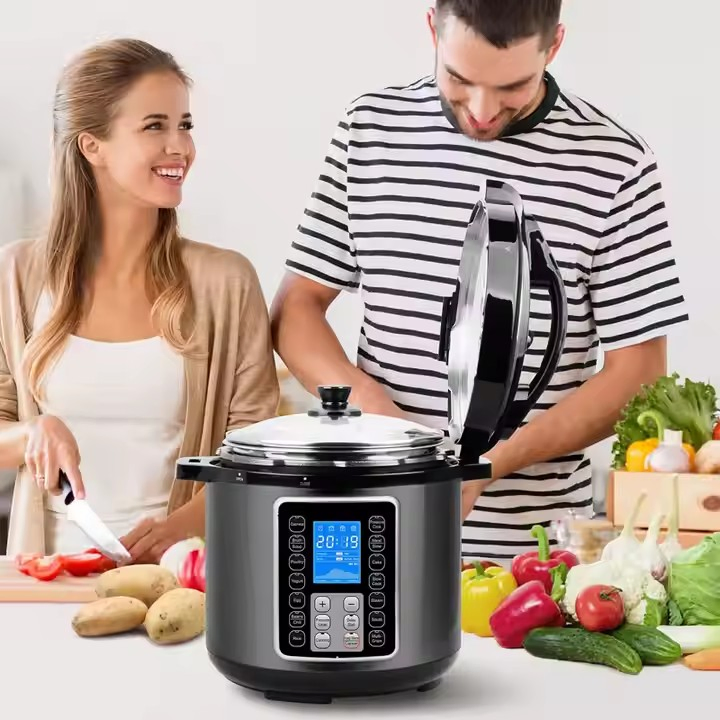 طباخ ضغط كهربائي ذكي تجاري متعدد الوظائف من الفولاذ المقاوم للصدأ 4L 5L 6L 8L 10L