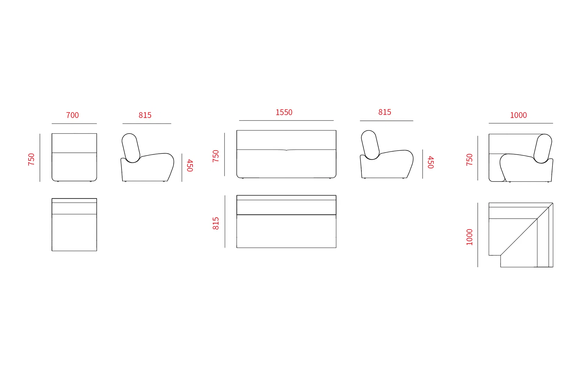 Unique Design Modular Sofa 9