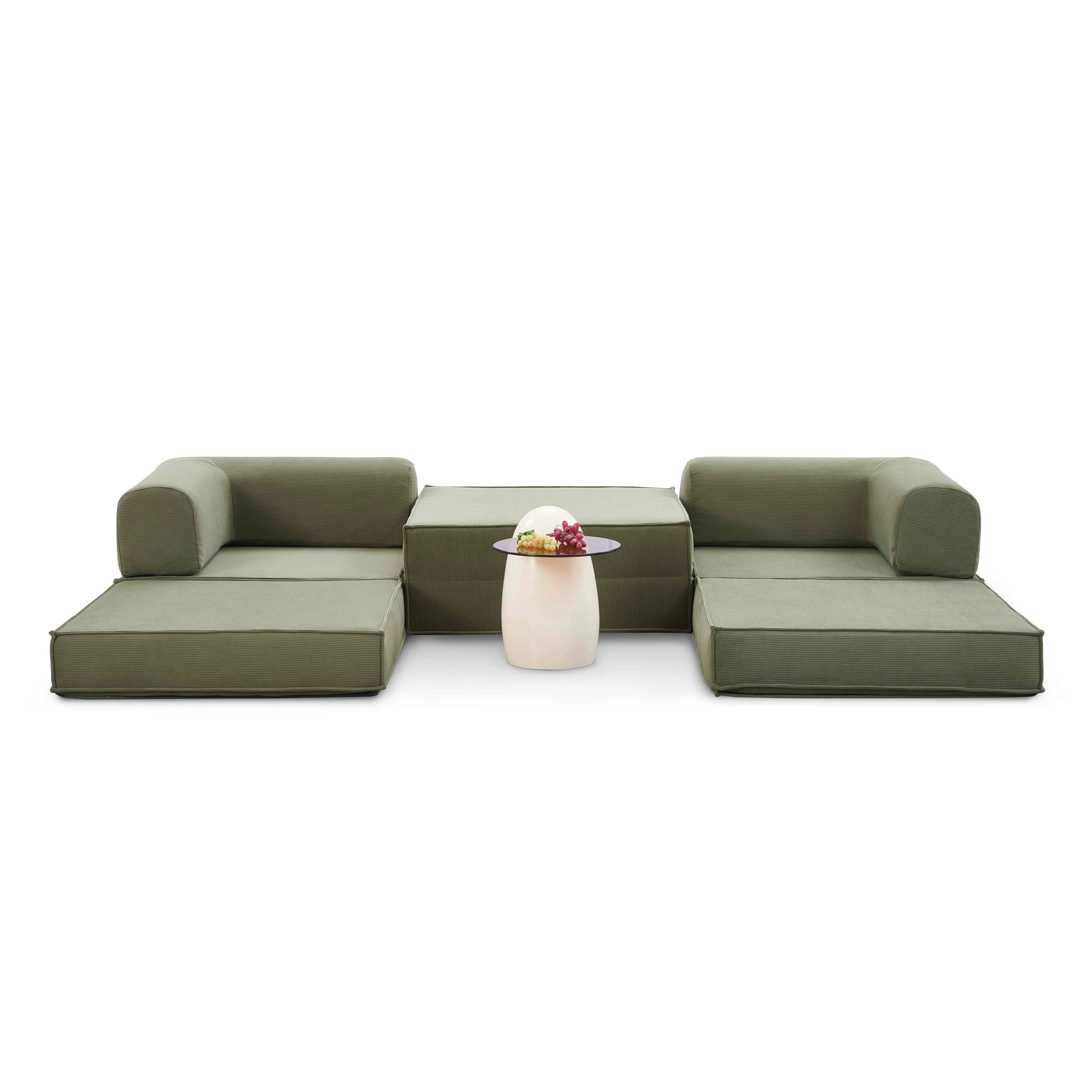 Foldable Modular Compressed Sofa Living Room Furniture
