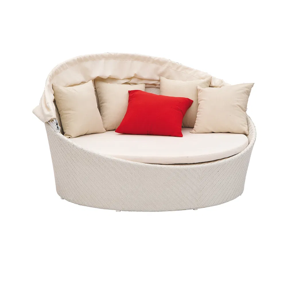 Outdoor Rattan Sun Lounger Design 3