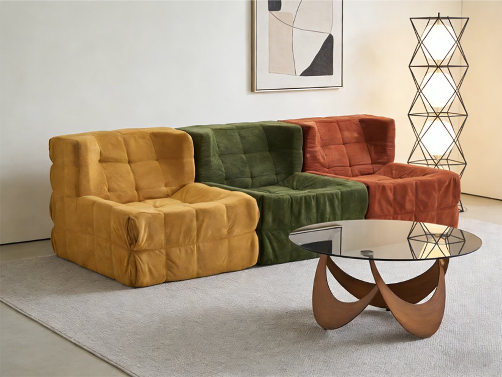 ODM Sponge 1+2+3 Foshan Velvet Set Bed Straight Row New Arrival Sofa