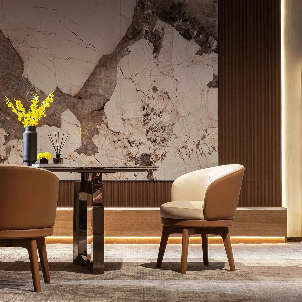 French Wood High Back Accent Velvet Lounge Wing Back Chesterfield Leather Living Room Seating Chairs Set Sofa Single Armchair