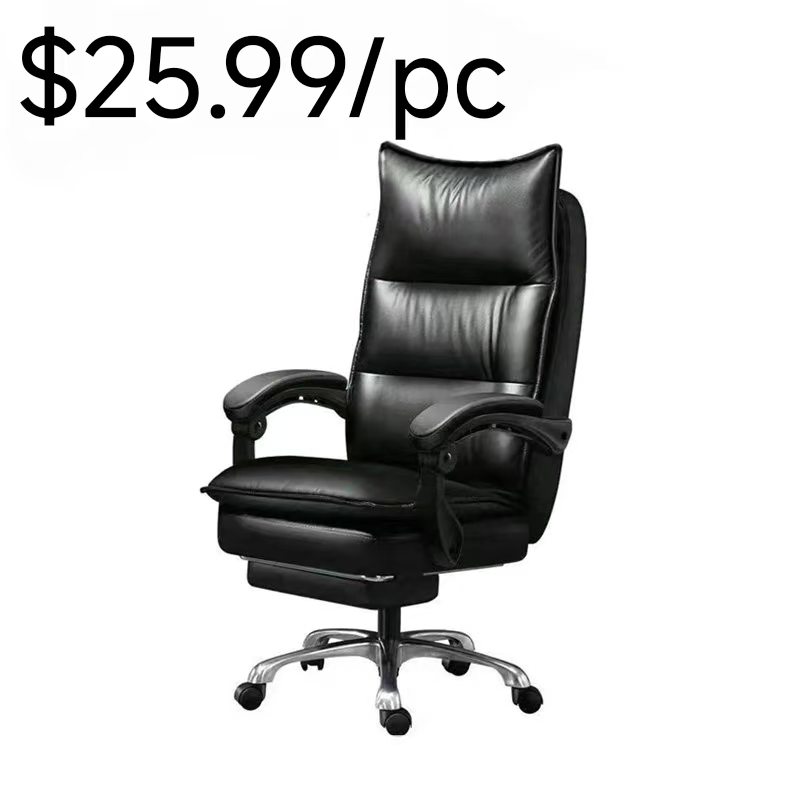 Wholesale Metal PU Leather Meeting Conference Executive Staff Office Chair