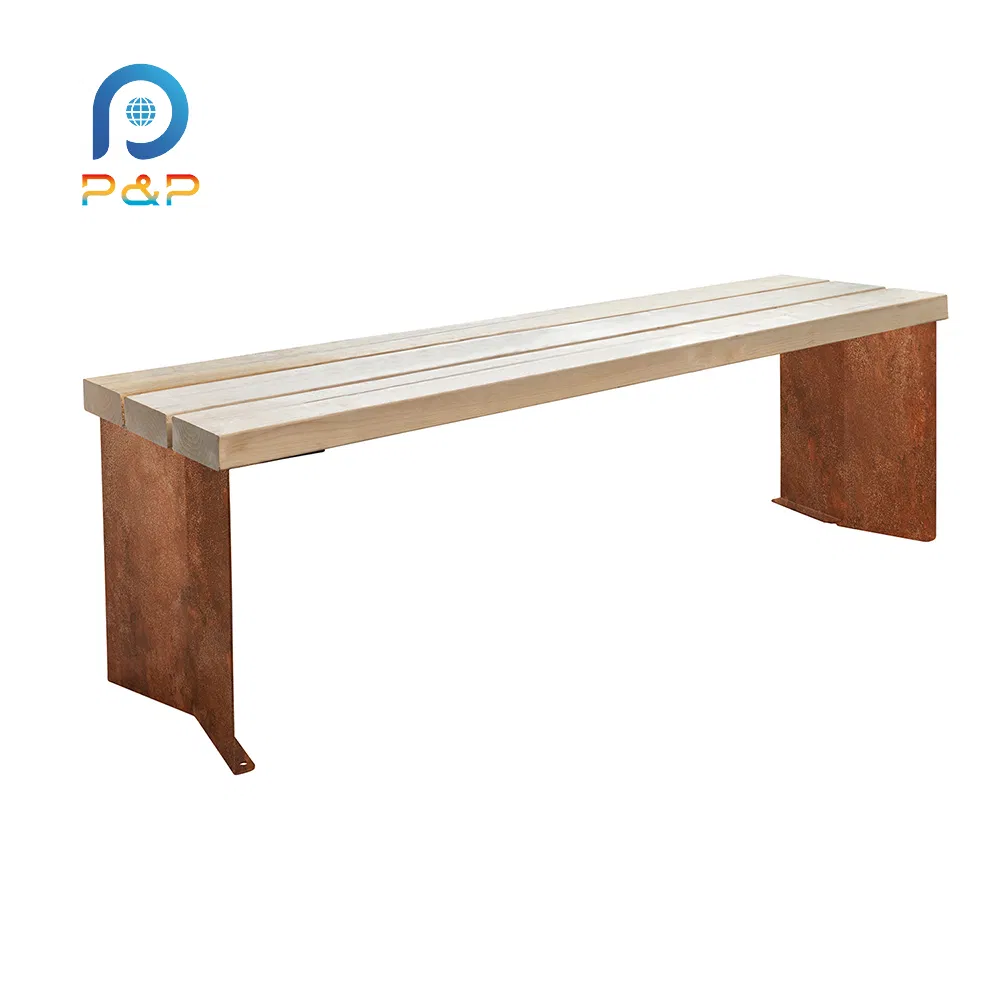 Modern Design Leisure Bench for Outdoor Dining Spaces and Family Dinners