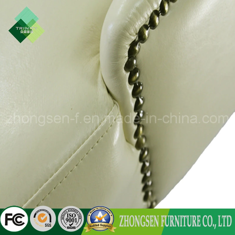 Asian Style Wingback Chair Leather Chair for Living Room (ZSC-41)