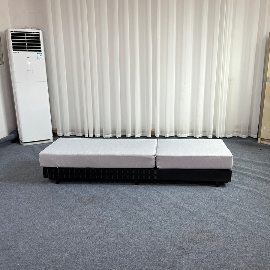 Chaise longue de plage de station balnéaire en aluminium, chaise longue de piscine, mobilier de jardin extérieur, transat