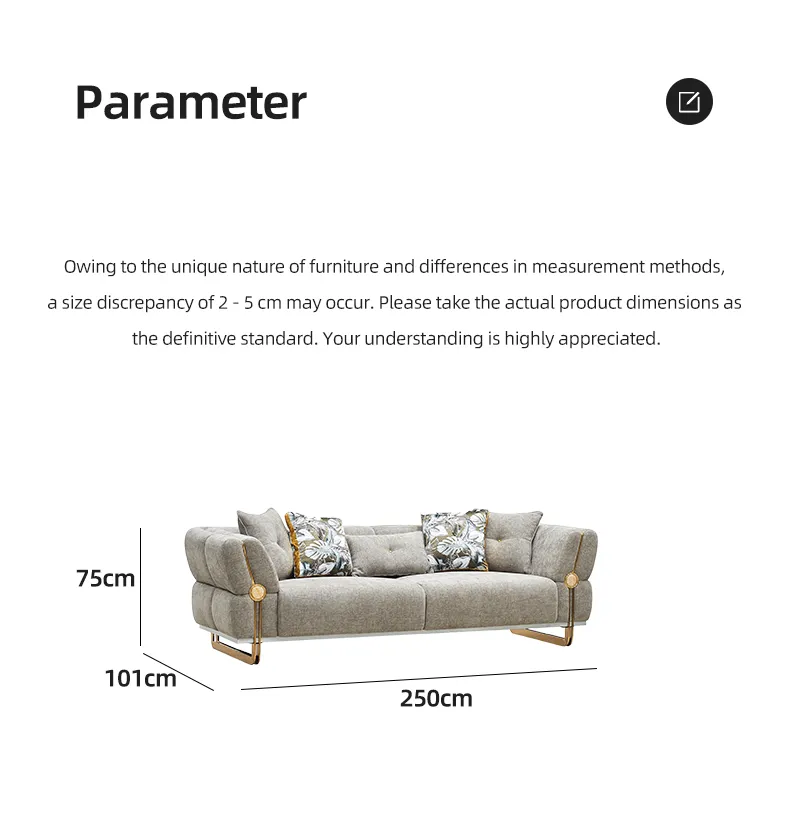 Luxury Living Room Sofa