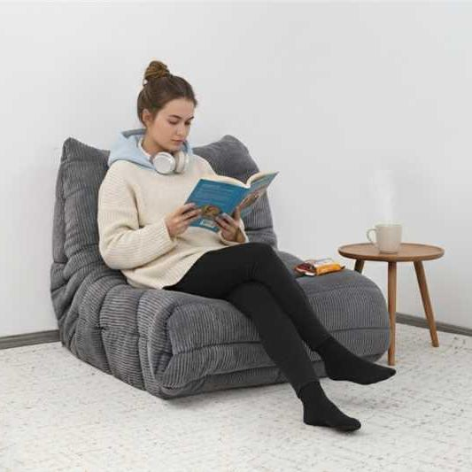 2026 Italian Modern Furniture Fabric Fully Sponge Single Tofu Block Vacuum Packaging Compression Caterpillar Lazy Sofa for Home/Hotel/Living Room/Single